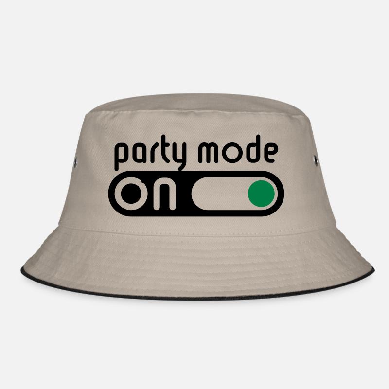 Party Mode On (Partying / Switch On) Bucket Hat