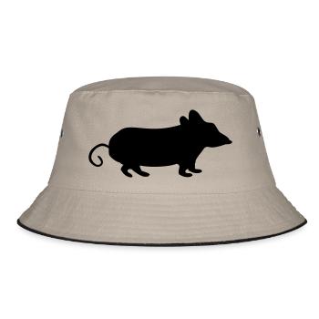 mouse - Bucket Hat - khaki/black - Front
