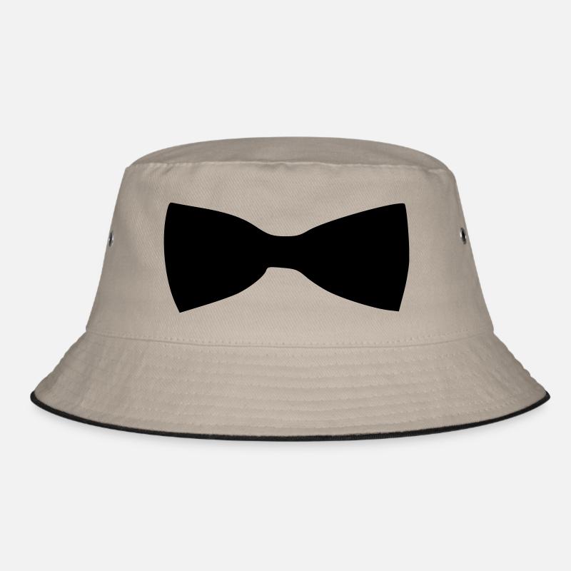 Fliege - Bucket Hat - Khaki/Schwarz