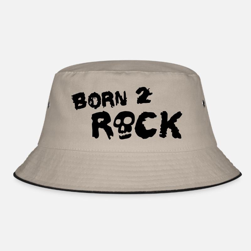 born_2_rock_1c Bucket Hat