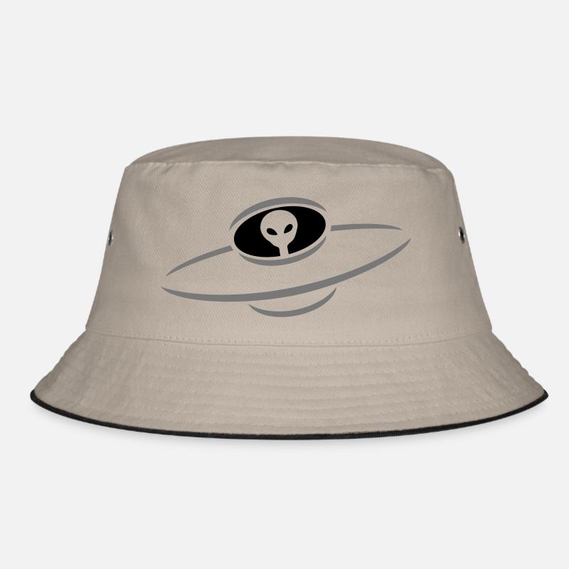 Alien Ufo Raumschiff Bucket Hat