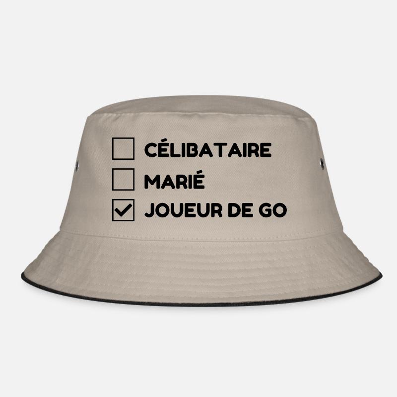 Go Game Spiel Jeu Sport Strategy Bucket Hat