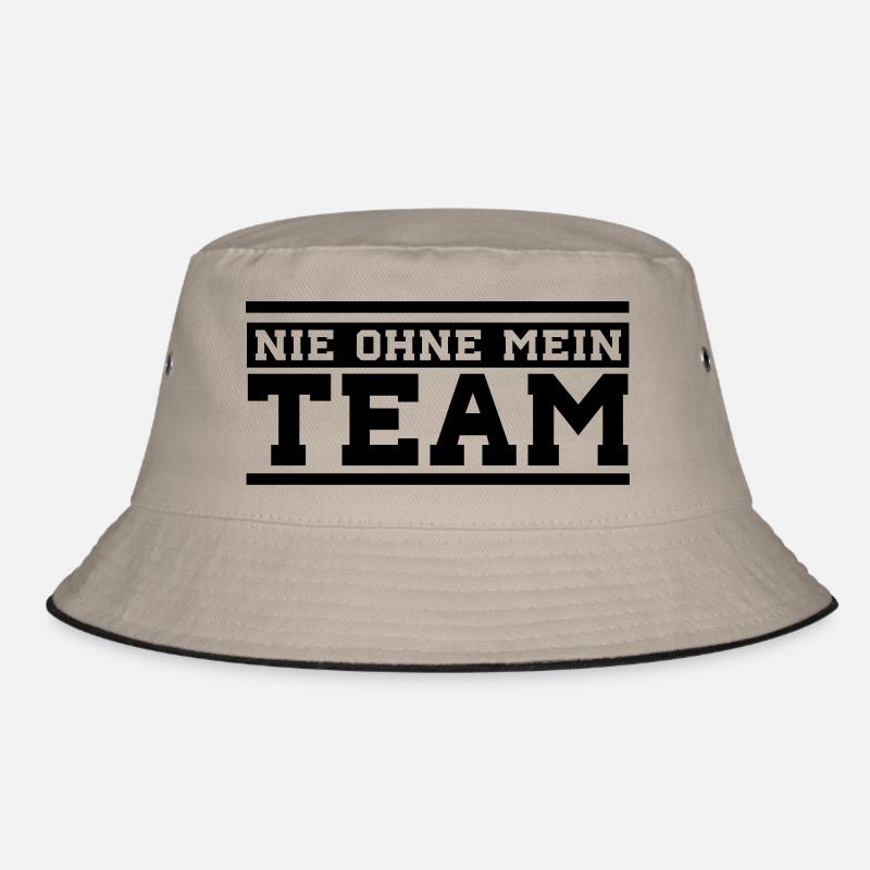 nie_ohne_mein_team_01 Bucket Hat