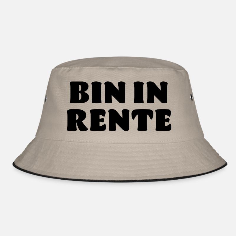 Bin in Rente Spruch Opa Oma Geschenk Bucket Hat