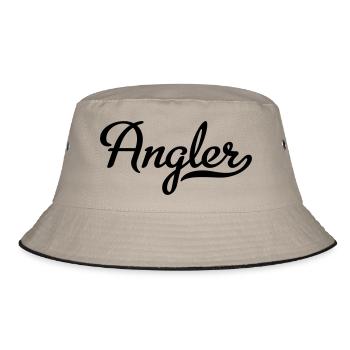 Angler - Bucket Hat - Khaki/Schwarz - Vorne