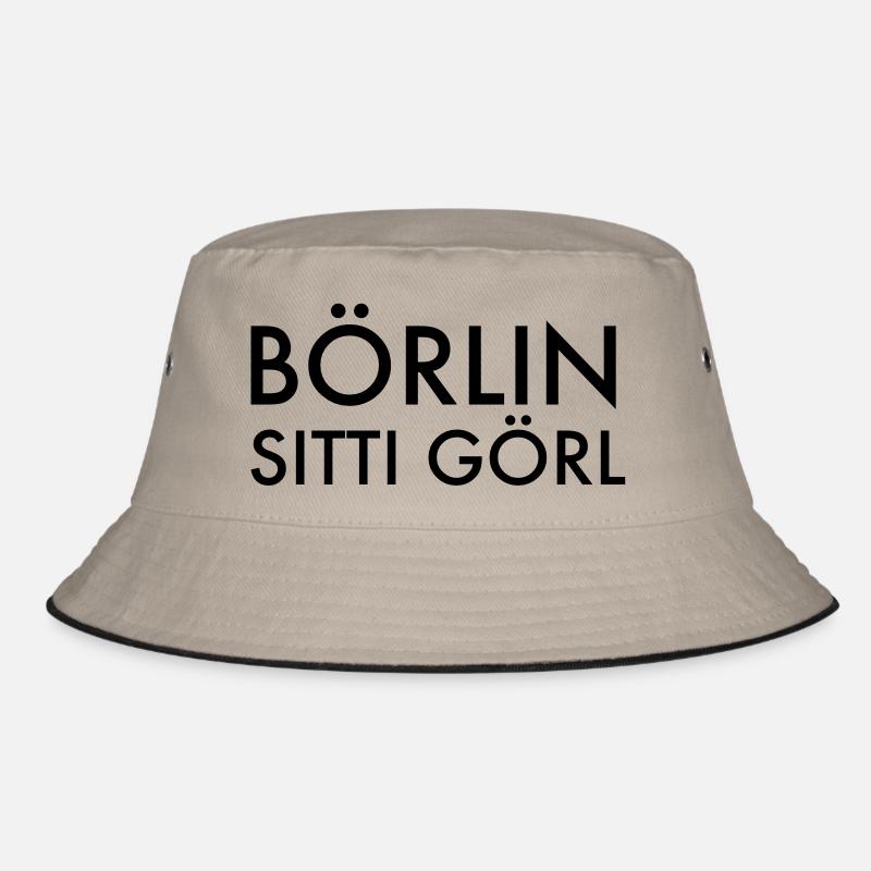 Berlin - Bucket Hat - Khaki/Schwarz