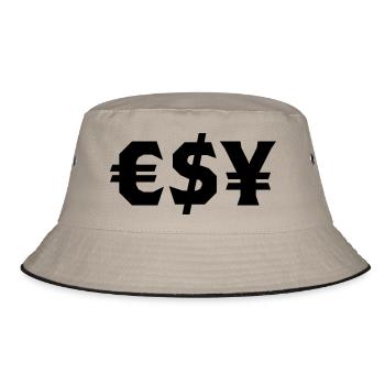 Euro Dollar Yen - Bob - kaki/noir - Devant