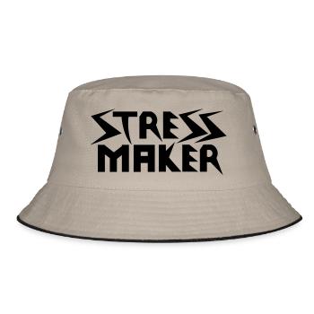 Stress Maker - Bucket Hat - khaki/black - Front