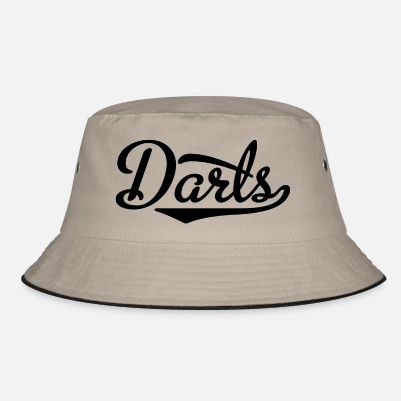 Darts - Bucket Hat - Khaki/Schwarz