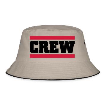 crew - Bucket Hat - khaki/black - Front