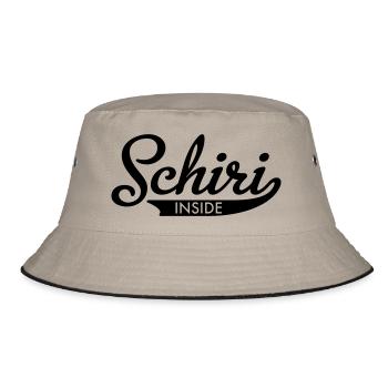Schiri - Bucket Hat - Khaki/Schwarz - Vorne