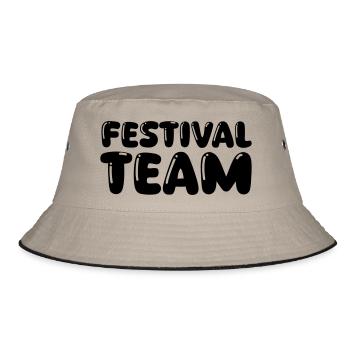 Festival Team - Bucket Hat - khaki/black - Front