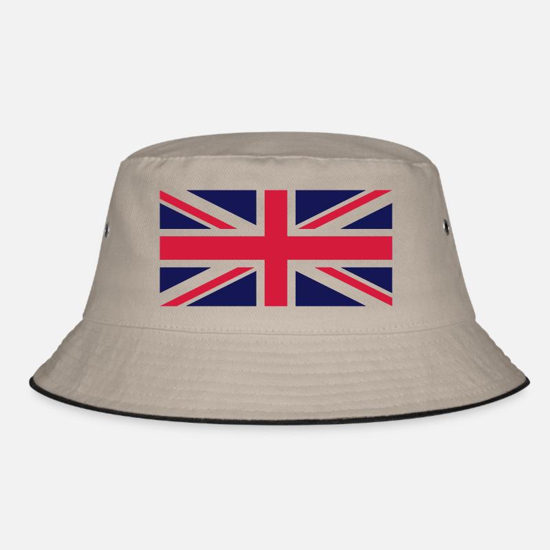 UNION JACK - Bucket Hat - khaki/black