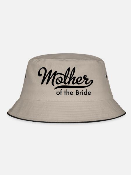 Mutter der Braut - Bucket Hat - Khaki/Schwarz - Vorne