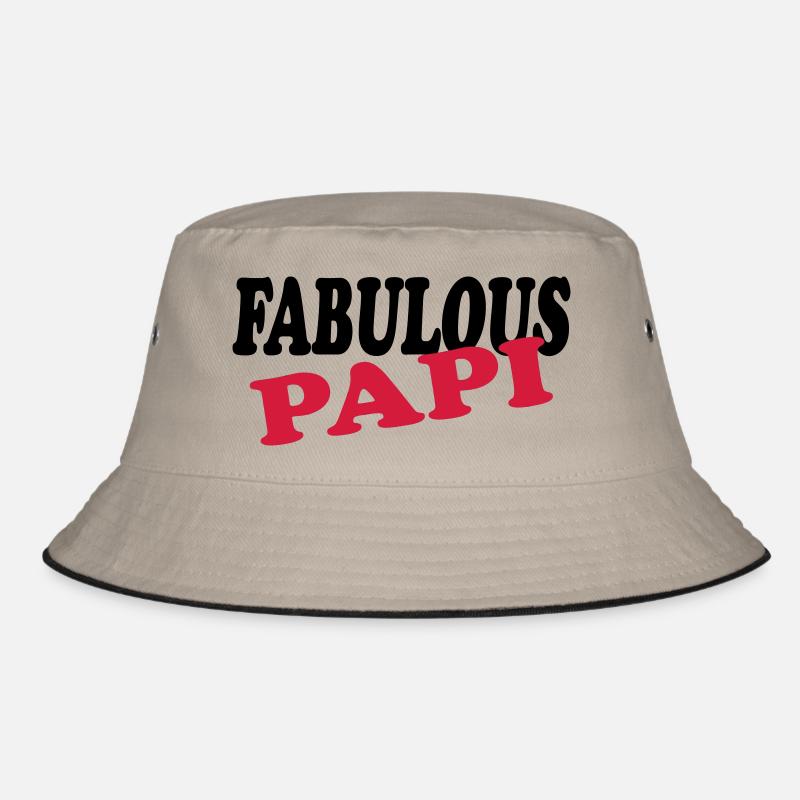 Fabulous PAPI - Bucket Hat - khaki/black