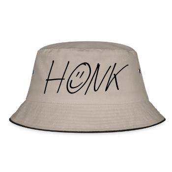 Der original HONK - Bucket Hat - Khaki/Schwarz - Vorne