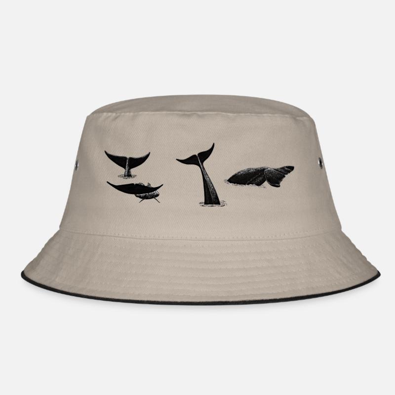 Queue de baleine - fluke de baleine - queues de baleines - Bob - kaki/noir