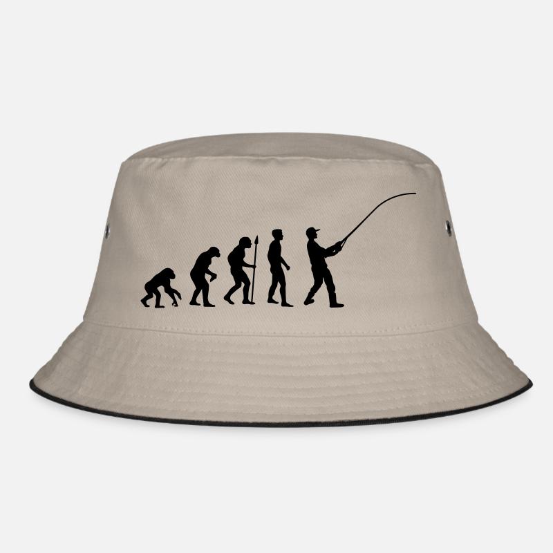 fishing__evolution____f1 Bucket Hat