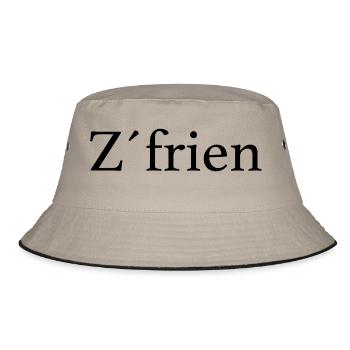 Satisfaction Satisfied Z'frien - Bucket Hat - khaki/black - Front