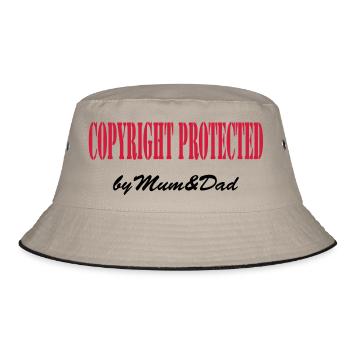 copyright protected by mum and dad - Bob - kaki/noir - Devant
