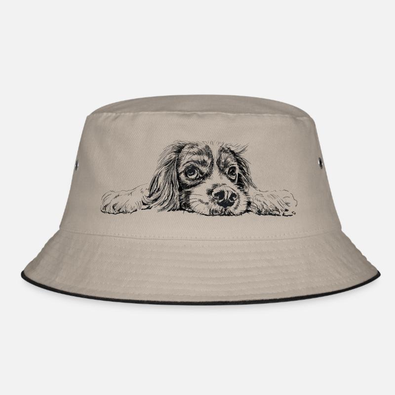 bester Freund - Bucket Hat - Khaki/Schwarz
