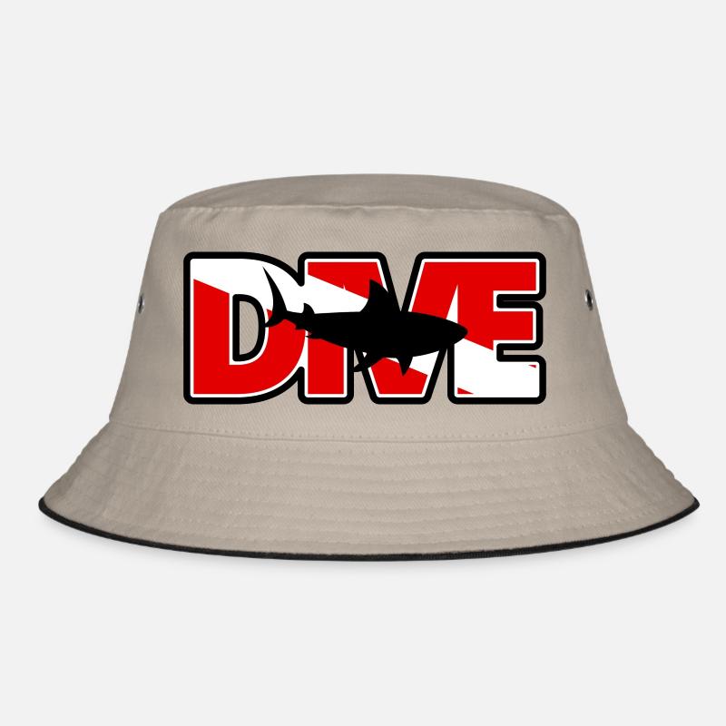DIVE CHARACTERISTICS SHARK Bucket Hat