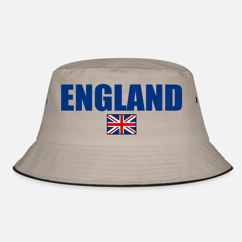 England - Bucket Hat - Khaki/Schwarz