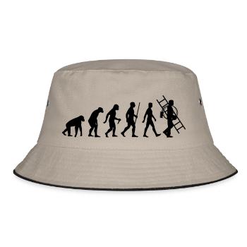 Evolution Schornsteinfeger - Bucket Hat - Khaki/Schwarz - Vorne