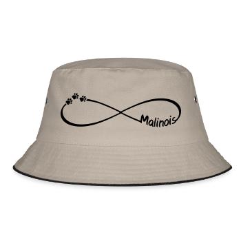 Malinois Belgian Shepherd Infinity Dogs - Bucket Hat - khaki/black - Front