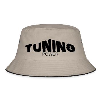 tuning power - Bucket Hat - khaki/black - Front