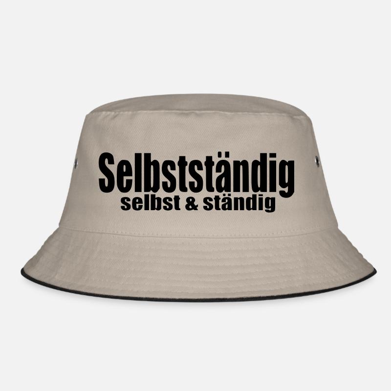 Selbstständig Arbeit Selbstständigkeit Geschenk Bucket Hat