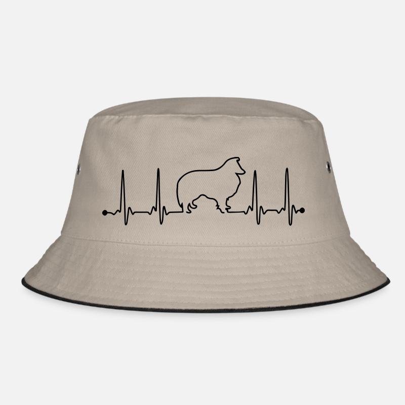 Sheltie Herzfrequenz Bucket Hat