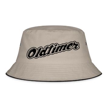 Oldtimer - Bucket Hat - Khaki/Schwarz - Vorne