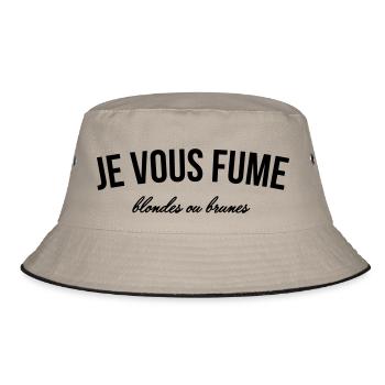 Je vous fume - Bob - kaki/noir - Devant