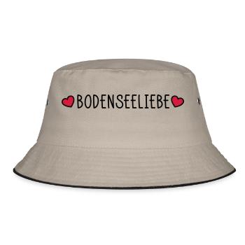 Lake Constance love - Bucket Hat - khaki/black - Front