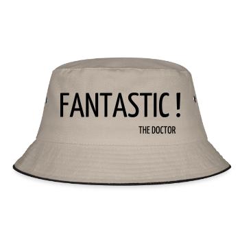 Cinema / Film / Zitat / TV-Serie - Bucket Hat - Khaki/Schwarz - Vorne