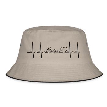 Ostsee - Bucket Hat - Khaki/Schwarz - Vorne