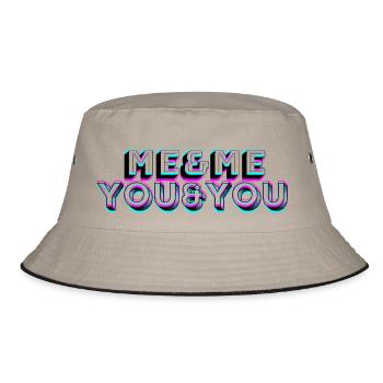 Me&Me You&You - Bucket Hat - khaki/black - Front