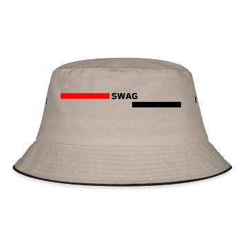 SWAG - Bucket Hat - khaki/black - Front