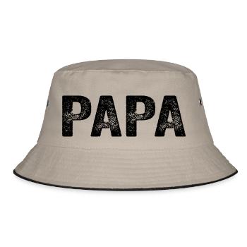 Papa Papa Papa Cadeau - Bob - kaki/noir - Devant