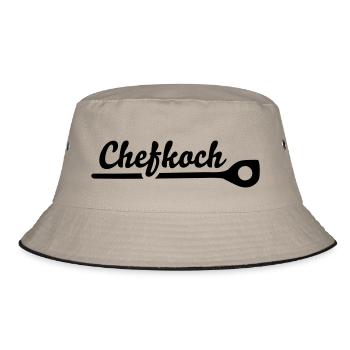 Chefkoch - Bucket Hat - Khaki/Schwarz - Vorne