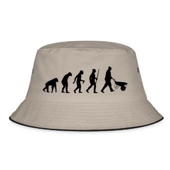 Evolution15 1c - Bucket Hat - khaki/black - Front