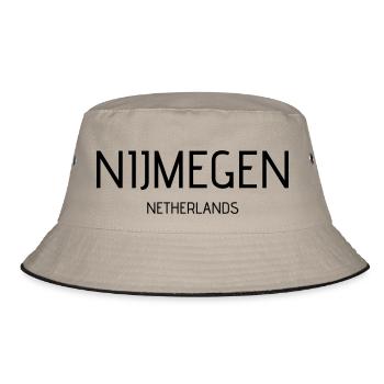 nijmegen - Bucket Hat - khaki/black - Front