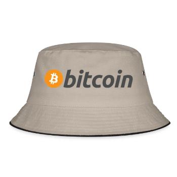 Bitcoin Logo B-Bitcoin official official - Bucket Hat - khaki/black - Front