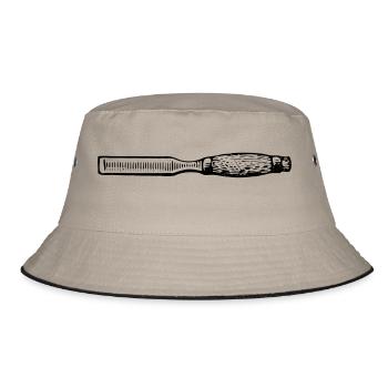 carpenter carpenter carpenter carpenter joiner11 - Bucket Hat - khaki/black - Front