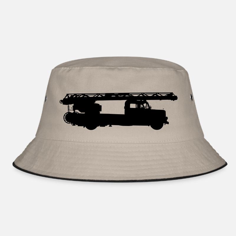Rotary ladder fire brigade Bucket Hat