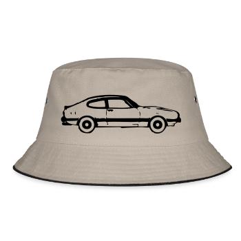 capri - Bucket Hat - khaki/black - Front