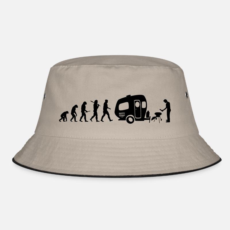 happy_evolution_camper Bucket Hat
