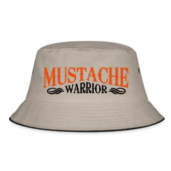 mustache warrior - Bob - kaki/noir - Devant