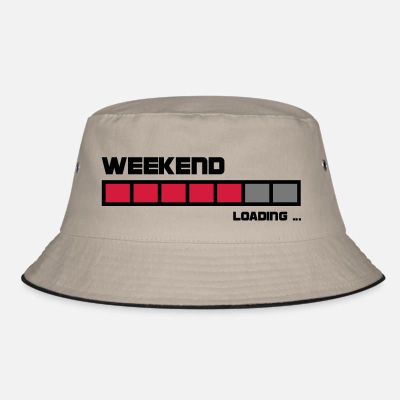Loading Weekend | Fun t-shirt printing Bucket Hat
